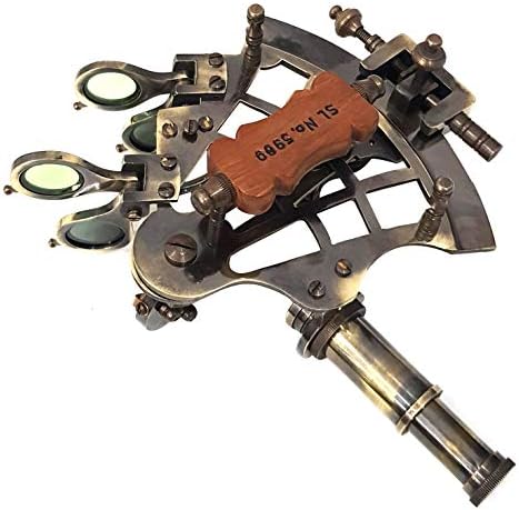 Vintage mesing nautički sextant J.Scott London antički sextants sa kalibriranim okvirom za kutiju, 5 inča