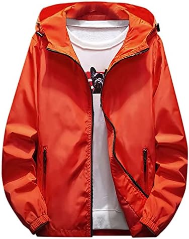 Ymosrh Muški kaputi i jakne Zimska jesen Ležerne prilike plus veličine Hoodie patentni zatvarač na otvorenom Sportski kaput jakne