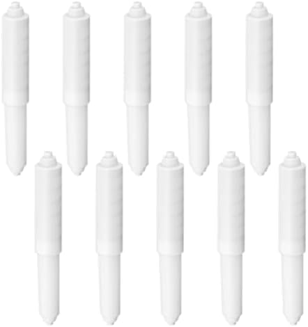 Cabilock 10kom Roller za toaletni papir Fit - all Style Plastična opruga napunjena bijelim toaletnim papirnim