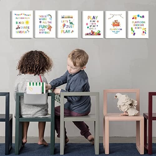 Kairne dekor igraonice za djecu, inspirativni umjetnički Print,šareni Set pozitivnih postera