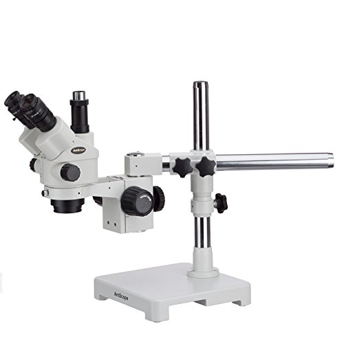 Amscope 3.5 X-180X Simul-Focal Stereo Zoom mikroskop koji se može zaključati sa 144-LED prstenastim svjetlom