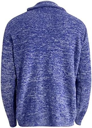 Muški džemper od krzna Cardigan Europa i Amerika Čvrsta boja Dugi rukav Slim pleteni džemper Duks