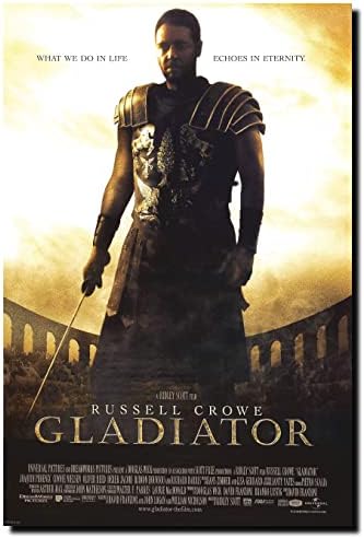 Gladiator film Poster | zid Art neuramljen, prikaz spreman photo papir Print