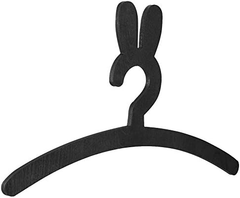 Yinuoday Rabbit Drveni kaput vješalica za skladištenje HOME Izacija Black1 Horbit vješalica za vješalicu