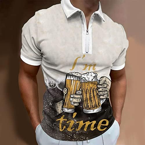 2023 Nova muška ljetna digitalna 3D štamparija modni poster rever sa majicom s kratkim rukavima majica