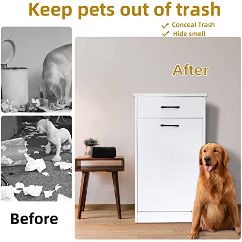 HOROW nagib kabine za smeće ili rublje kočice stanice za reciklažu kabineta za smeće može sakriti smeće