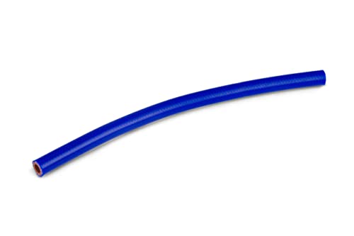 HPS 5/32 ID plava visoko temp ojačana silikonska cijev za grijanje, Prodaje se po stopama, Maksimalna temperatura: 350F, radijus krivine: 3/4