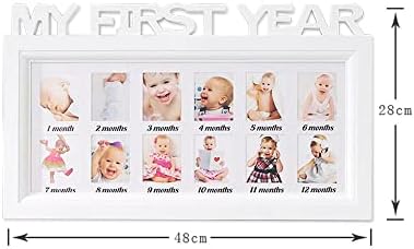 MHYFC Creative mjesec moja prva godina slike prikazuju plastični okvir za fotografije dojenčad