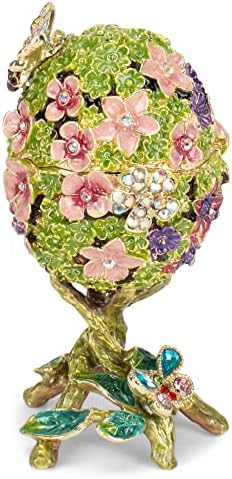 Vikendica Vrt Ručno oslikano metalna emajla šarke sa šarkim kutija ukrasna nakita nakita Organizervičarki