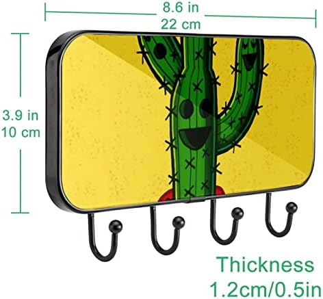 Držač ručnika Zidni nosač ručnika u kupaonici Dekor ogrtač ogrtač odjeća kaktus žuti kupatilo