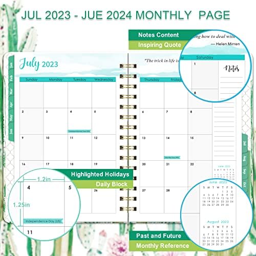 Planer 2023-2024 - Tjedni i mjesečni plan 2023-2024, 2023. - juni 2024., 6.4 x 8.5, Tvrdi pokrov akademski plan