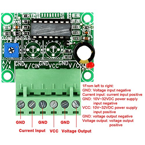 0-20mA do 0-5V Konverter struje u napon modul ploča i/v modul za konverziju signala Analogna Izlazna ploča
