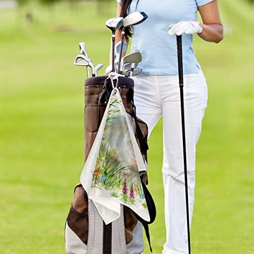 Pardick Easter Bunny zečji ručnik za golf za golf torbe sa isječkom za muškarce i žene Golf dodaci