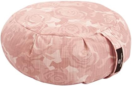 Hugger Mugger Zafu meditacijski jastuk - Podrška u sjedećim ukrštenim sjedećima, punjena, izdržljiva tkanina,