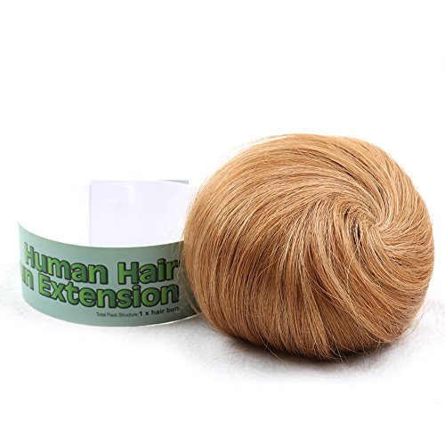 Bella Hair Human Hair Bun Extension Donut Scrunchies frizura za žene i muškarce Instant Up-do Fake Bun