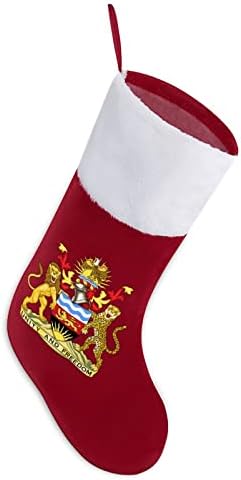 CALL CARD OF MALAWI Božićne čarape Klasični viseći ukrasi Bijela manžetna bombonska torba za porodične