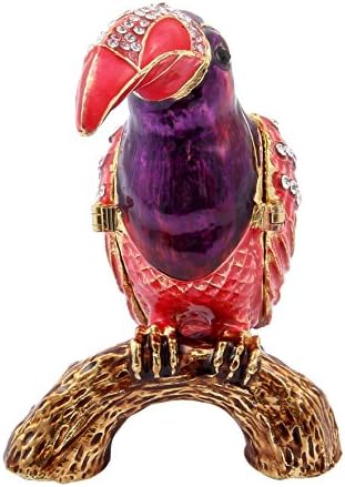 Qifu-ručno oslikani emajlirani ukrasni ukrasni ukrasni šarkirani nakit za zglobovi jedinstveni poklon za kućni