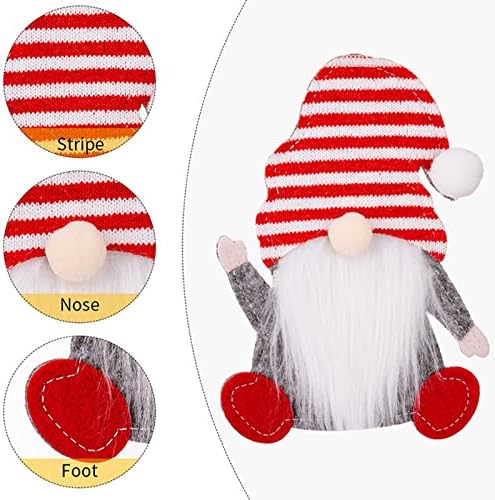 Božić Gnome Tabela Holder srebrni držači džepovi Set kašika viljuška torbe za odmor Božić Party večera Tabela