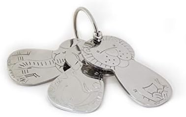 Kleynimals čistim ključevima - igračke tipke od nehrđajućeg čelika izrađene u SAD-u