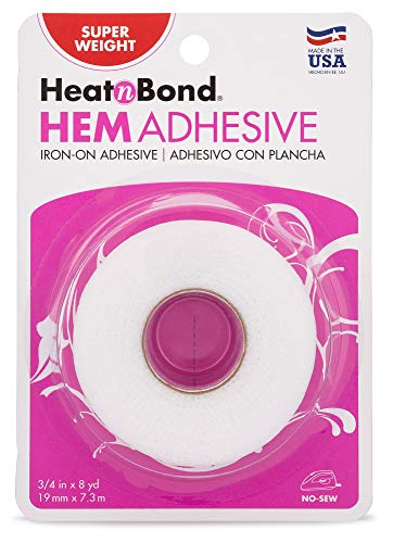 HeatnBond heron-on ljepilo, super težina, 3/4 inča x 8 dvorišta, bijelo i ultrahold željezo na