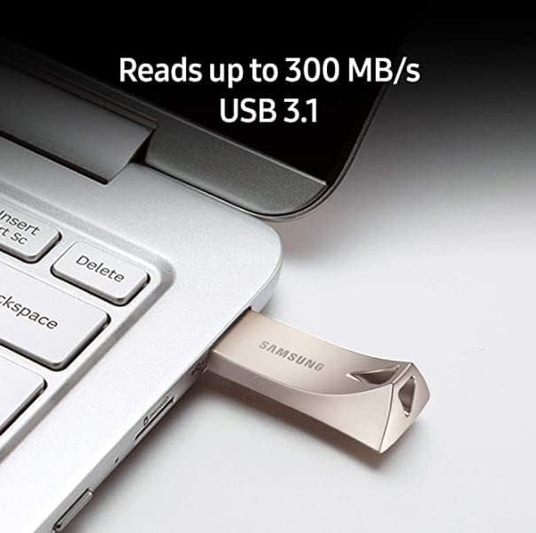 Samsung bar plus 128 GB USB 3.1 Flash Drive | Plus McAfee Ukupna zaštita 2022. | 3 Uređaj | Ključ