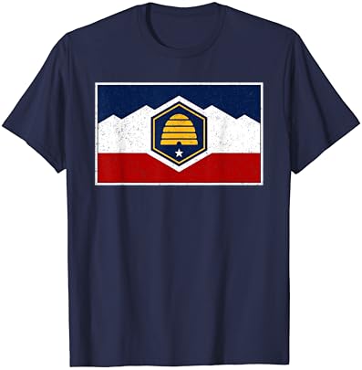 Državna zastava Utah Novo 2024 majica za košne košnice