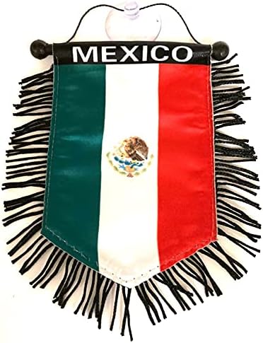 Meksiko zastava Meksička banner zastava za auto štapa za staklo Brzo i jednostavno viseći na