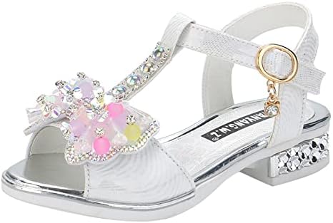 Qvkarw Dječja obuća modna debela potplati s dijamantskim leptirnim sandalima Ljeto Otvoreno Studentski