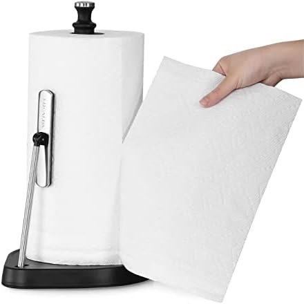 Držač ručnika za ručnike sa jednom ručnom papirom - držač ručnika s ponderiranom bazom i zatezanim