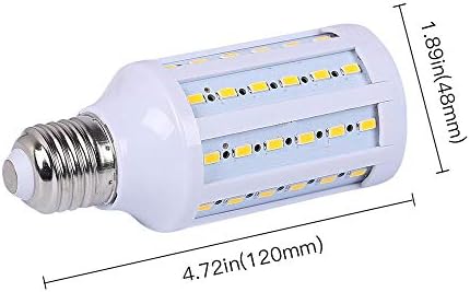 15w E27 LED kukuruzne sijalice - 60 LED 5730 SMD 1800lm dnevna svjetlost Bijela 6000k LED kukuruzna lampa