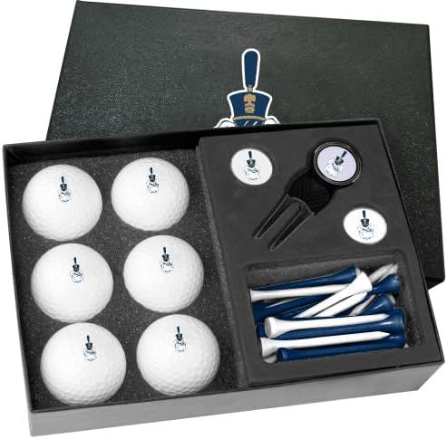 Golfballs.com klasični Citadel Bulldogs pola tuceta Poklon Set sa Divot alat-prazan kugle
