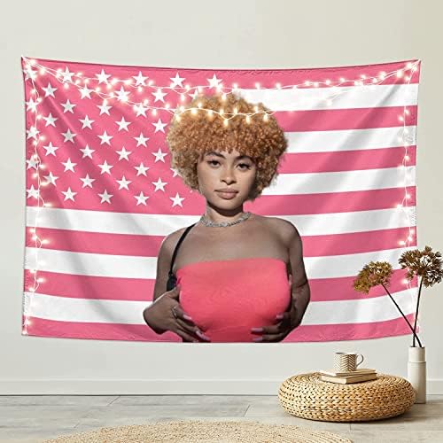 Fuvtory Reper Tapiserija Ice Hip Hop Pjevač Spice Tapiserija Pink Američka Zastava Tapiserija Zidna