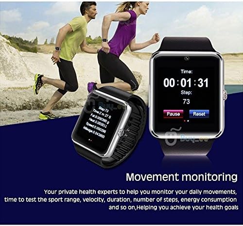 Padgene Bluetooth SmartWatch, zaslon osjetljiv na dodir Smart Pletch Gledajte sportski fitnes