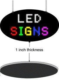 LED aukcijski znak za poslovne ekrane | Treperi ovalni elektronski lampica za poslovanje | 15 H x