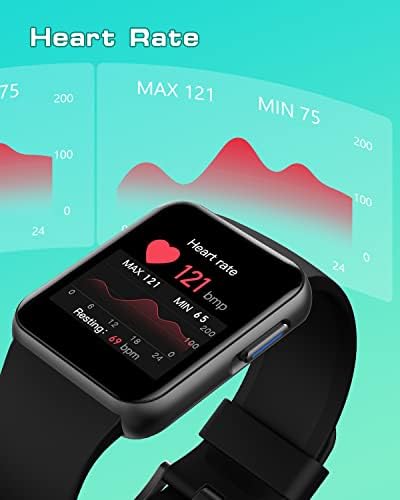 GRV Smart Watch za muškarce, SmartWatch za iOS i Android telefone Personalizirani sat lica IP68 Vodootporan,