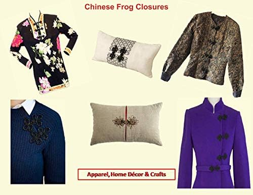 Kineske žabe Zatvarači kuka za kucanje i zatvaranje za oči - šivanje prekrivajući renesansni ples