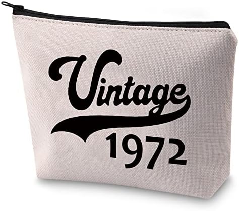 Blupark 40. 50. rođendanski poklon vintage 1972 1982 torba za šminku za žene sretan rođendanski poklon