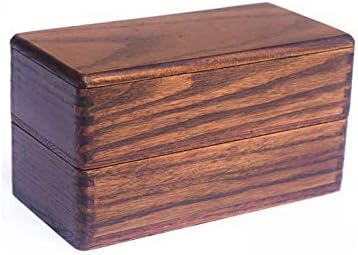 Bento kutija prirodno drvo Japanski tradicionalni kvadratni ručak, puni drveni suši kutija, pravokutna