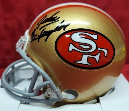 JOHN TAYLOR je potpisao SF 49ers Riddell Mini kacigu. JSA NFL šlemovi sa potpisom svjedoka