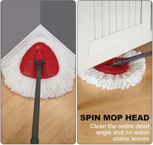 8 paketa Spin Mop zamjenske glave, punjenje Mop-a od mikrovlakana, mop zamjenske glave