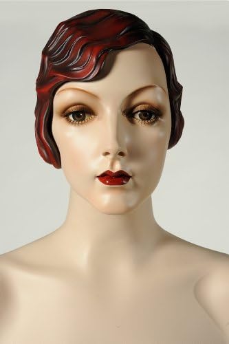 VAUDEVILLE Dectrequins - Ženska stojeća manekenka sa staklenim postoljem - C11 / Zelda Head - Vintage Art Deco