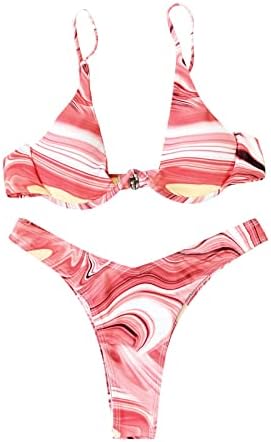 Leopard Bikini Ženski Set Kupaćih Kostima Sklekovi Podstavljeni U Bikiniju Jednobojni Grudnjak Za Kupaće