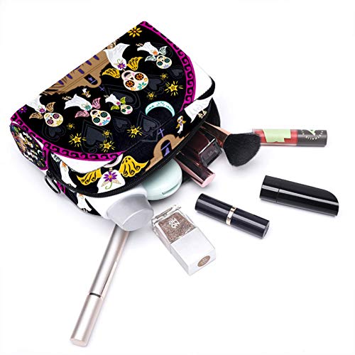 Leveis duhovi lubanje s krilima male torbice za šminku za torbicu Travel Kozmetička torba prijenosna toaletna