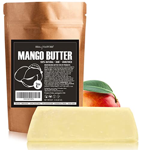 era of nature organski nerafinirani sirovi mango puter blok Bulk, hidratantna koža, upotreba