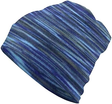 Baikutouan Space Dye Blue Print kape za muškarce žene sa dizajnom Lobanja kapa