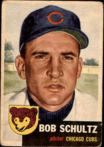 1953. TOPPS 144 Bob Schultz Chicago Cubs Dobre mladunce