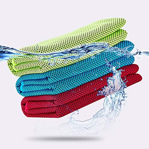 Yumuo ledeni ručnik od punog boja, ledeni ručnik za ručnik za ručnik za ručnik prozračan izrez Trenutno