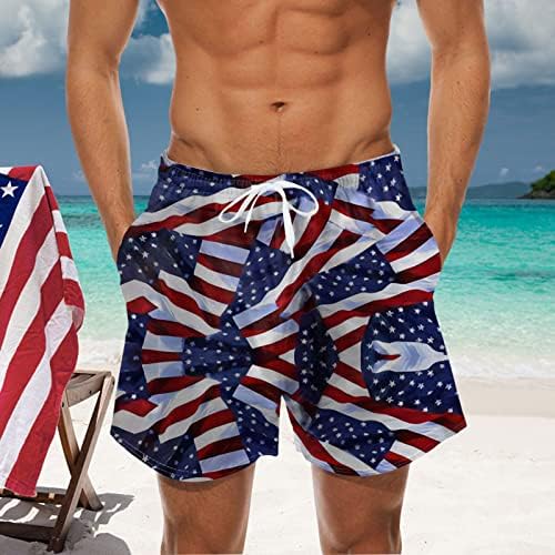 HSSDH američki kupaći kostimi za muškarce, američka zastava Muški dnevnici za plivanje USA Upravničke
