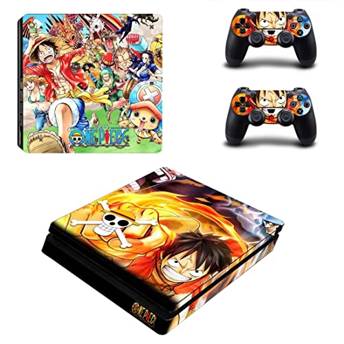 Anime jedan i dva komada Luffy Zoro Sanji Ace PS4 ili PS5 naljepnica za kožu za Sony PlayStation 4-5 konzolu