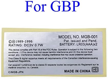 1kom nove naljepnice naljepnice za Gameboy Advance GBA SP gba gbc GBP zamjena konzole za igre
